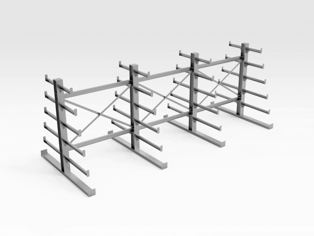 Steel Free Standing Storage Rack