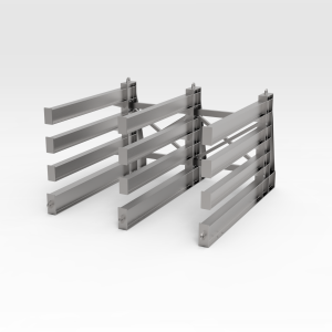 Horizontal Steel Plate Rack