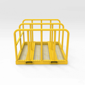 MOBILE STORAGE SIGN RACK FRONT