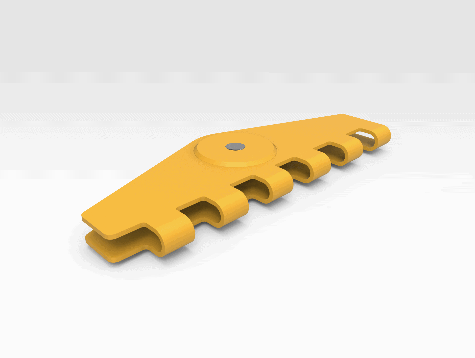5300035 BULL NOSED PULLER PLATE 9T Yellow