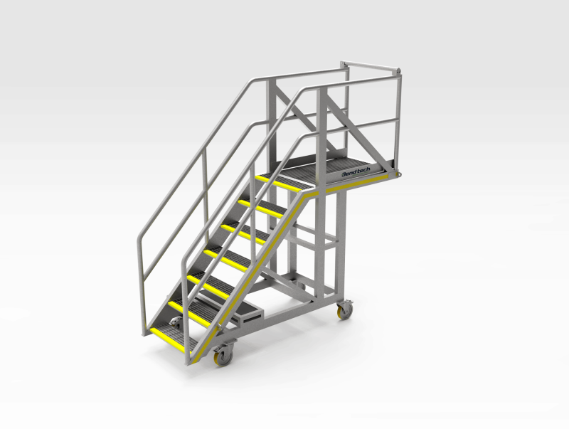 5001982 1600mm Access PLatform with Overhang RH