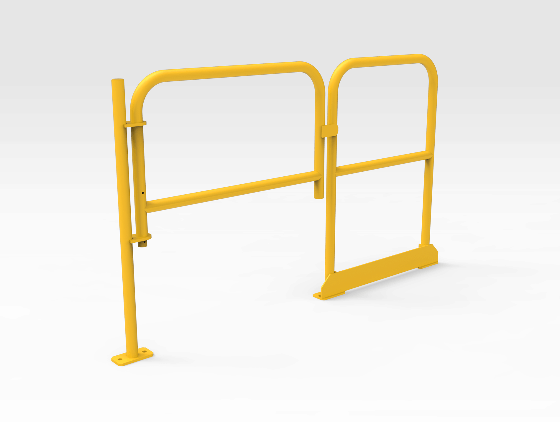 Self-closing Gate with Handrail - Bend-tech Group
