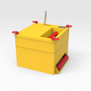 Self-dispensing Roller Crate