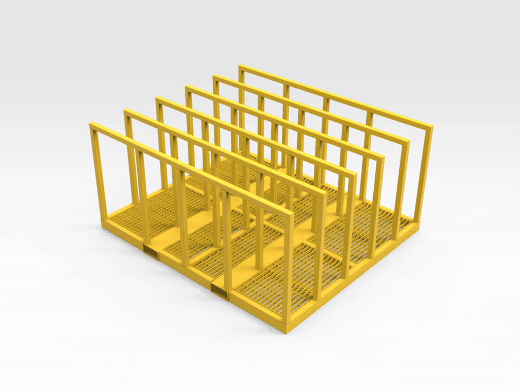 5501647 Mobile Steel Plate Rack LH