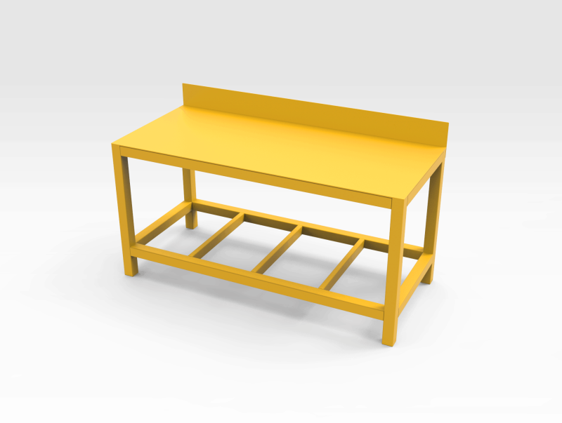 Work Bench with Backboard