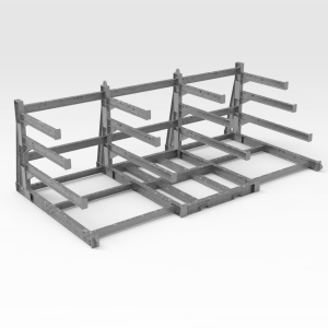 Flexible Sheeting and Gridmesh Storage Rack