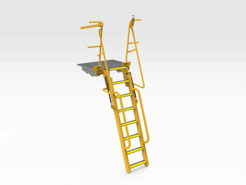 Caterpillar 24M Grader Emergency Access Ladder