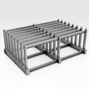 5503023 - Vertical Steel Plate Rack FL