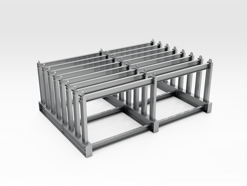 5503023 - Vertical Steel Plate Rack FL