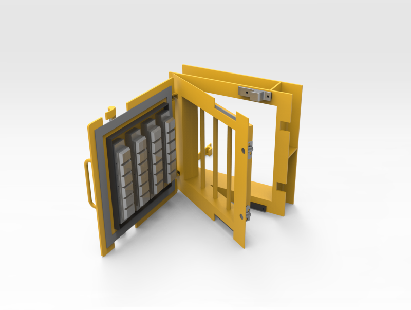 Access Door 350mm x 350mm with Container Lock