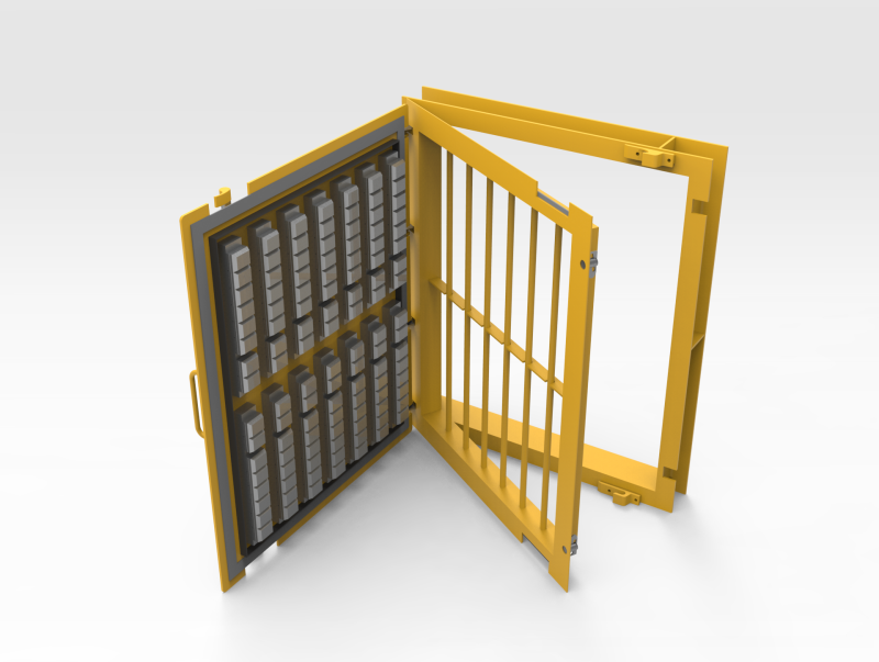 Access Door 700mm x 850mm with Container Lock