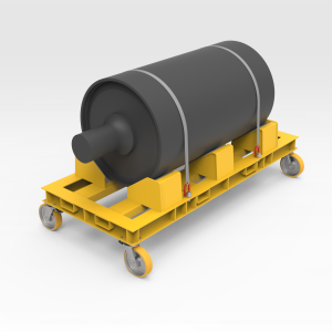 Conveyor Pulley Transport And Support Frame