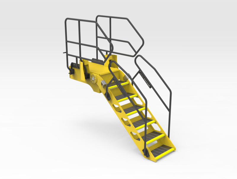 Caterpillar 793F Ladder Handrail Conversion