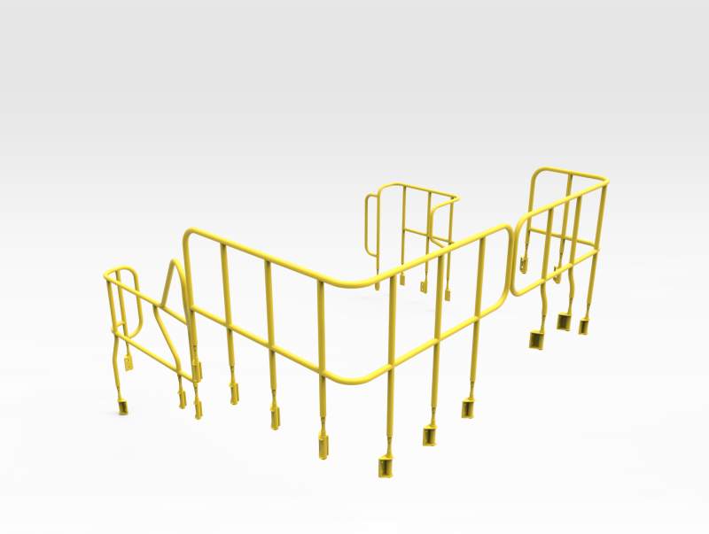 5505158 - Caterpillar D11T Rear Handrail Set RIGHT